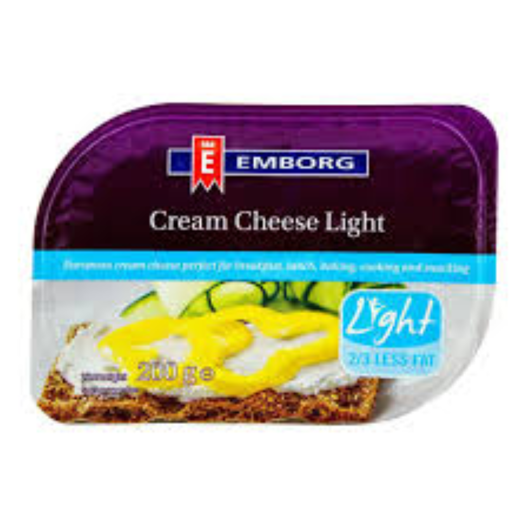 EMBORG LIGHT CHEESE SLICE 200G